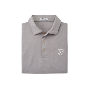 Peter Millar Striped Jersey Polo w/ KTM Logo