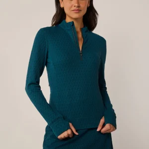 Greyson Diamonds All Day Jacquard 1/4 Zip